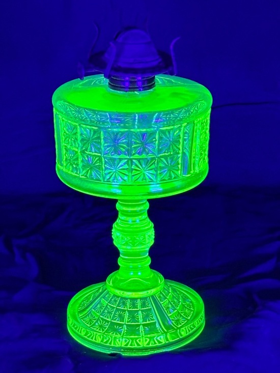 King, Son & Co. Other - Antique King, Son & Co. No.24 Uranium Oil Lamp